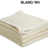 Brun de vian-Tiran   ( La manufacture des fibres nobles depuis 1808 ) Summer blanket NUAGE: 100% merino wool from Arles Antique, 260 g / m2