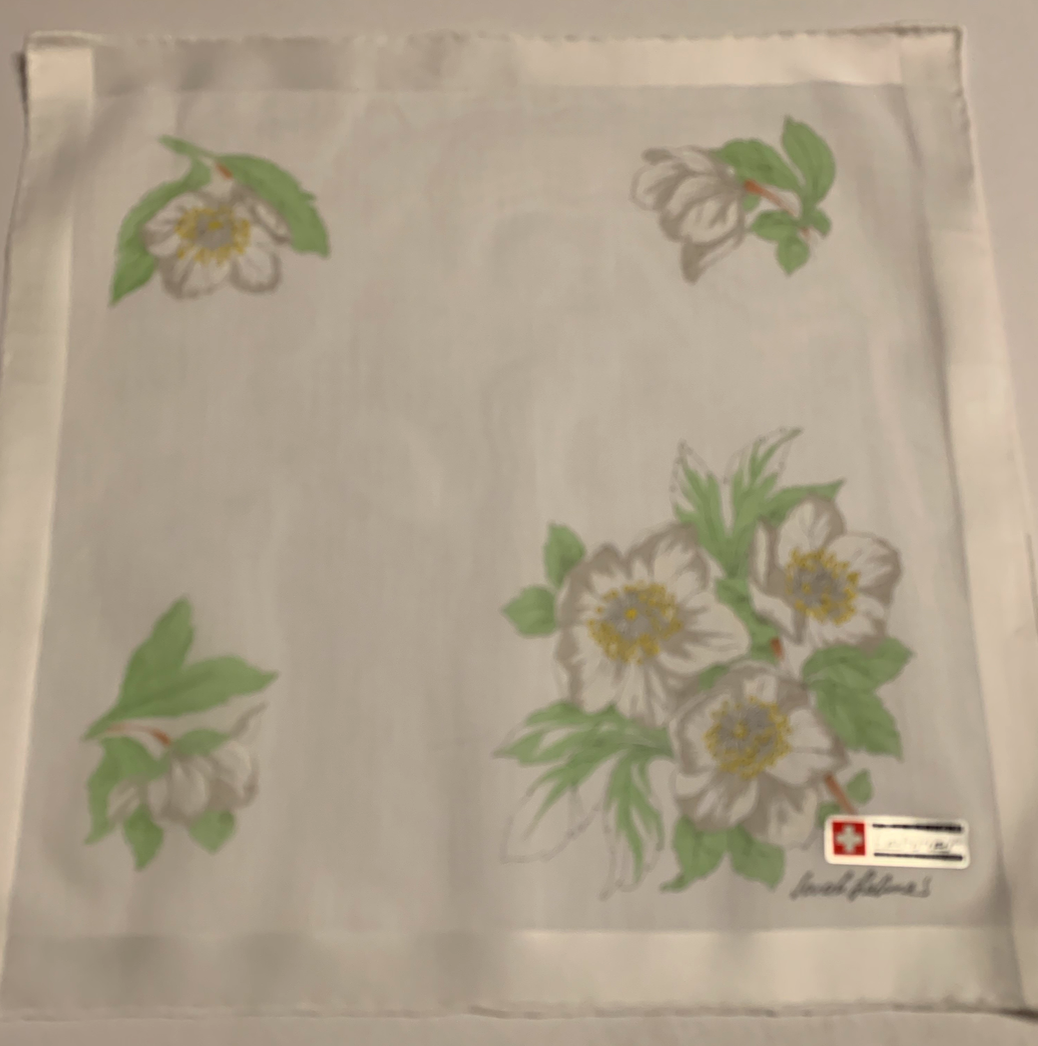Lehner Handkerchiefs Ladies: 31/31 cm (Hand-rolled)