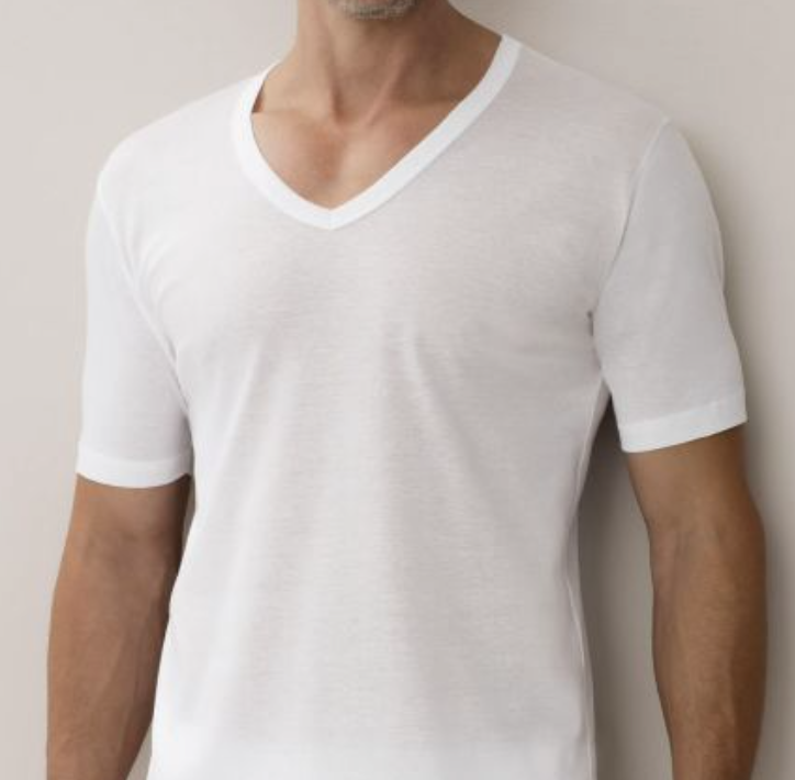 Zimmerli 222 BUSINESS CLASS T-SHIRT V-Neck / 100% cotton, mercerized yarn, FINE RIB