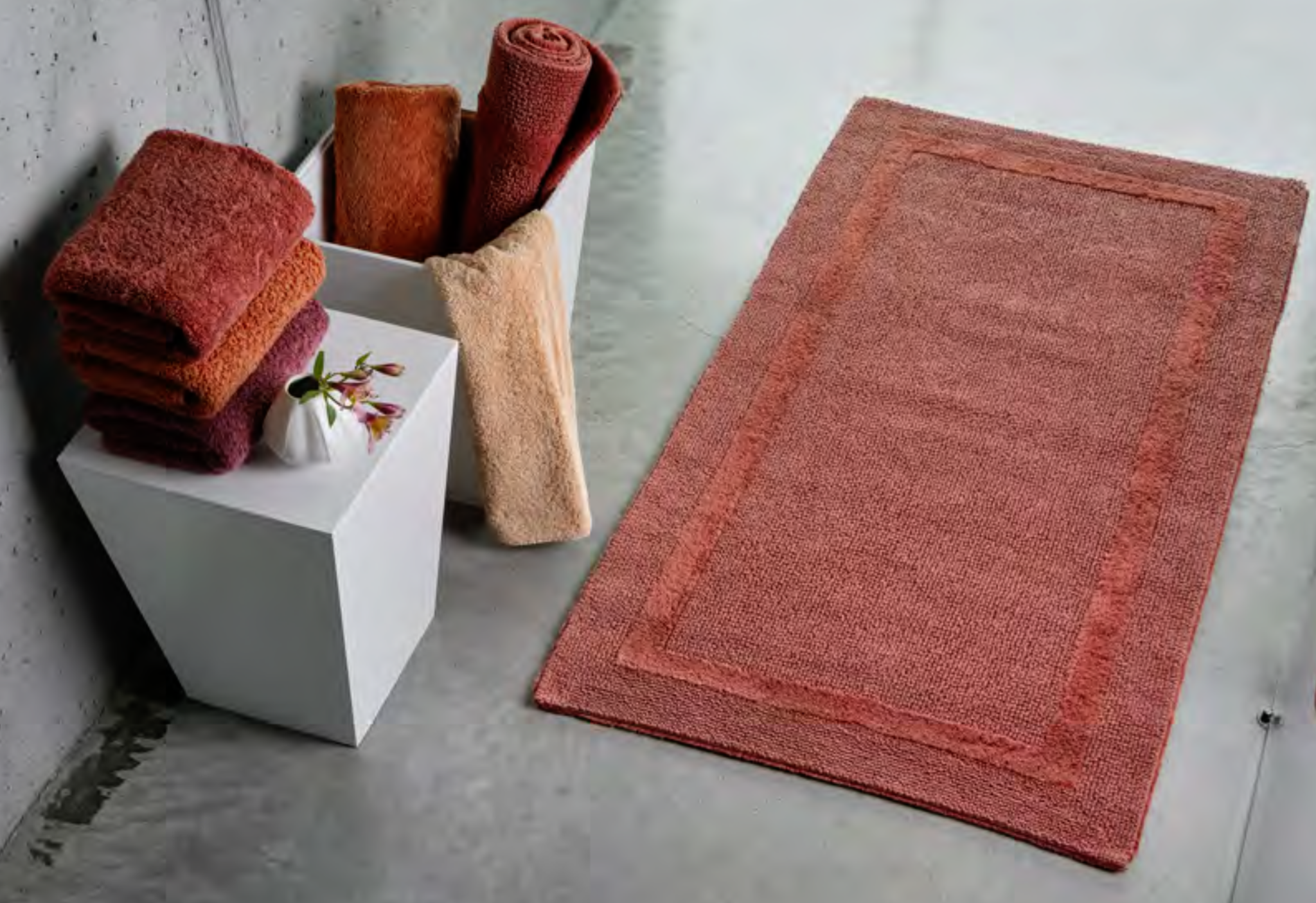 Habidecor Bath rug REVERSIBLE ( 100 % Egyptian cotton ) 2 sides
