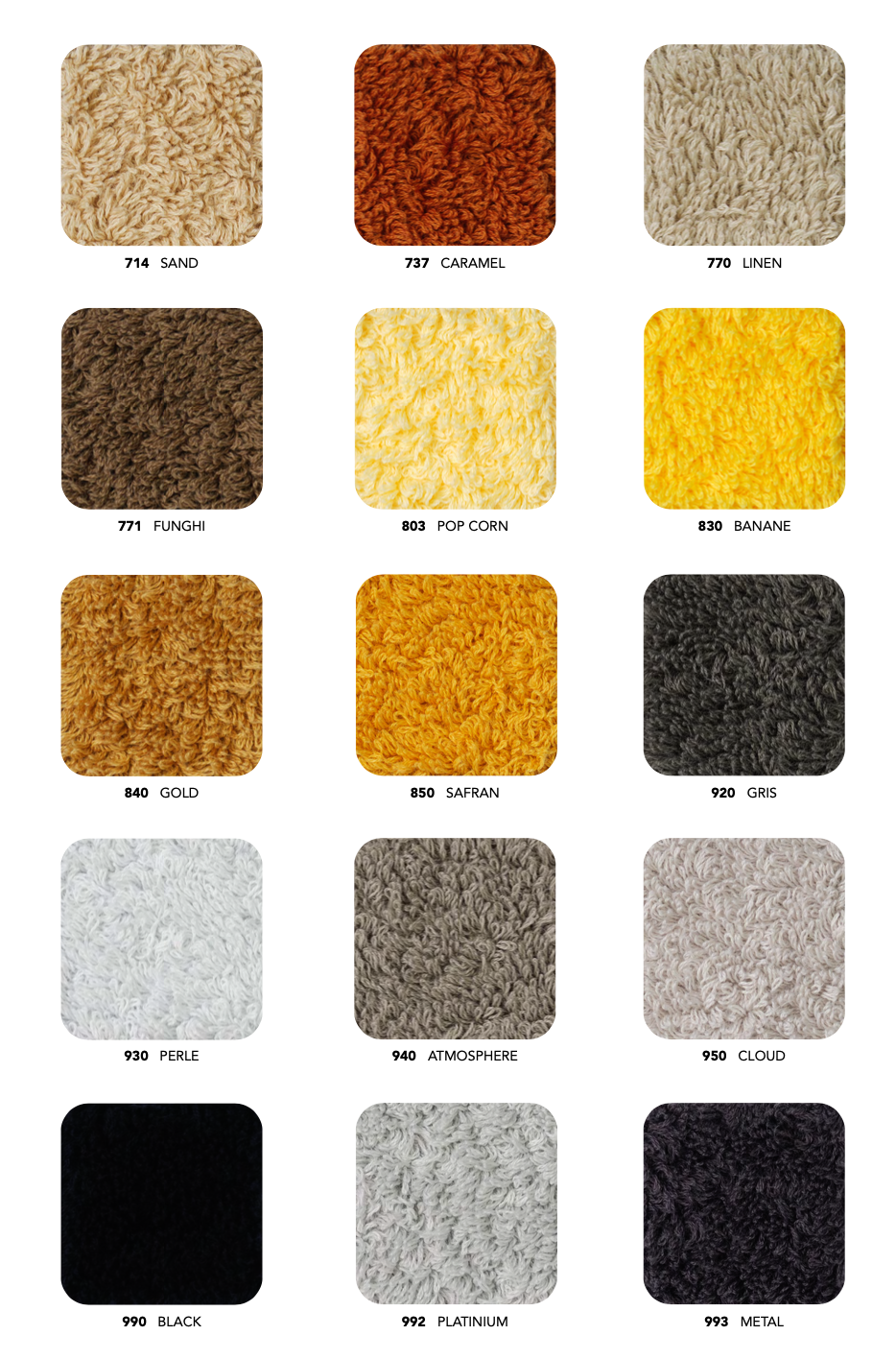 Habidecor Tapis de bain SHINY i. - 50 % coton égyptien - GIZA / fil long / 40 % acrylique / 10 % Lycra 2500 g/m2