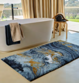 Habidecor Bath carpet MIDNIGHT i. - 65 % Egyptian cotton - GIZA / long thread / 30 % Acrylic / 5 % Lurex 2200 g/m2