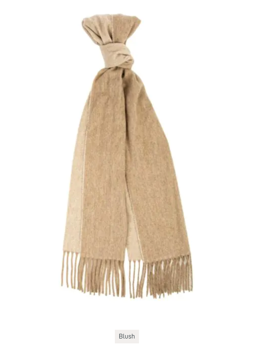 Brun de vian-Tiran   ( La manufacture des fibres nobles depuis 1808 ) Scarf CHANDIGARH - The luxury of cashmere in reversible mode