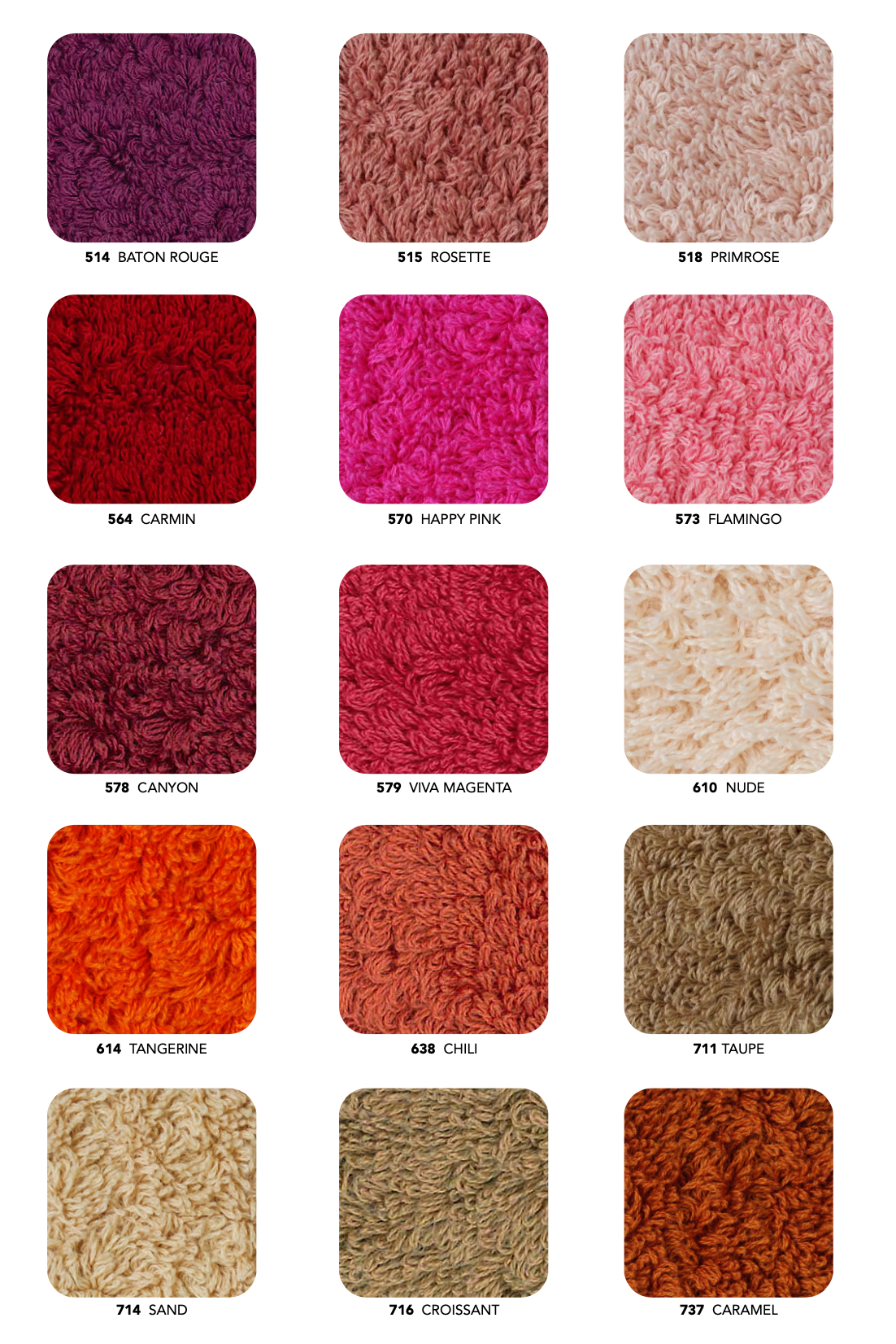Habidecor MUST bath rug i. - 100% Egyptian cotton - Giza 70 Extra long threads