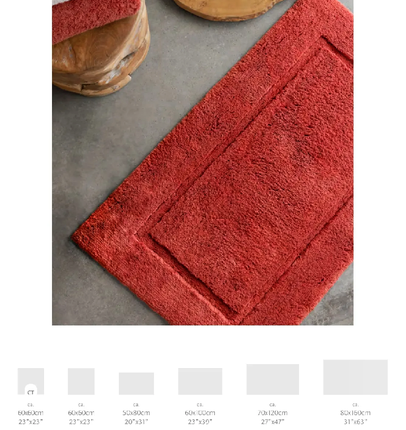 Habidecor Tapis de bain MUST - 100% coton égyptien - Giza 70 Fils extra-longs