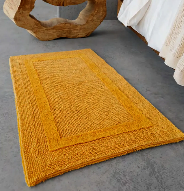 Habidecor Tapis de bain RÉVERSIBLE i. - 100% coton égyptien - Gizeh 70 fils extra longs -