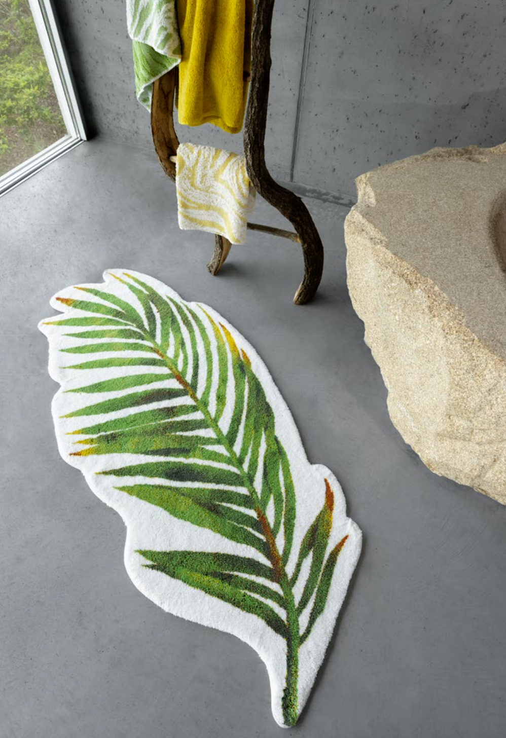 Habidecor  Bath rug PALM 100% Egyptian cotton - GIZA / long thread - 1900 g/m2