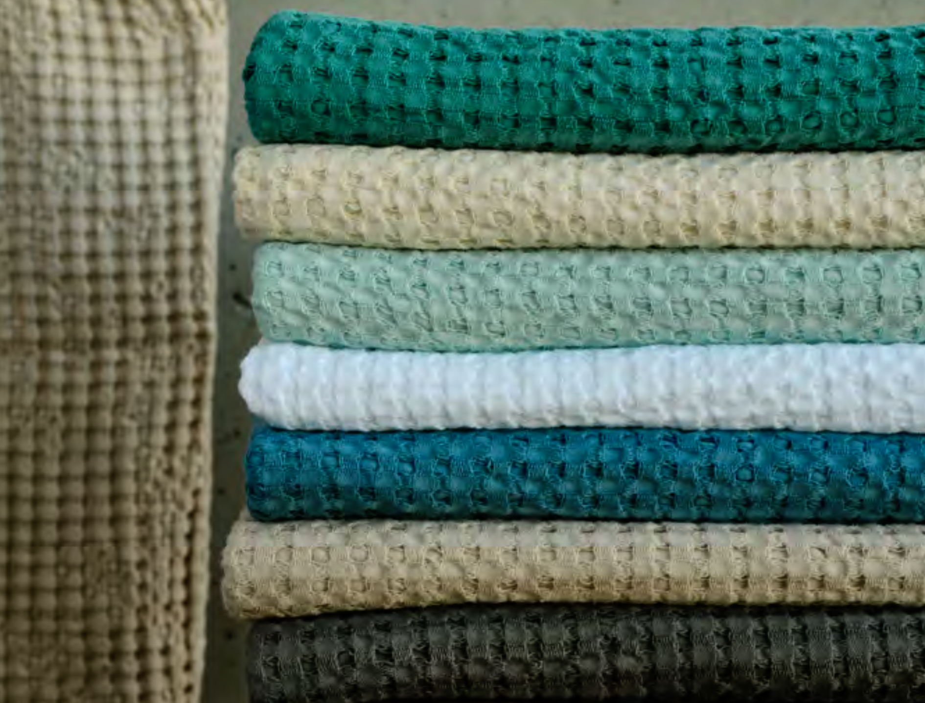 Abyss Serviettes Pousada : 100% coton égyptien Giza / Fil extra long : 300 gr./m²