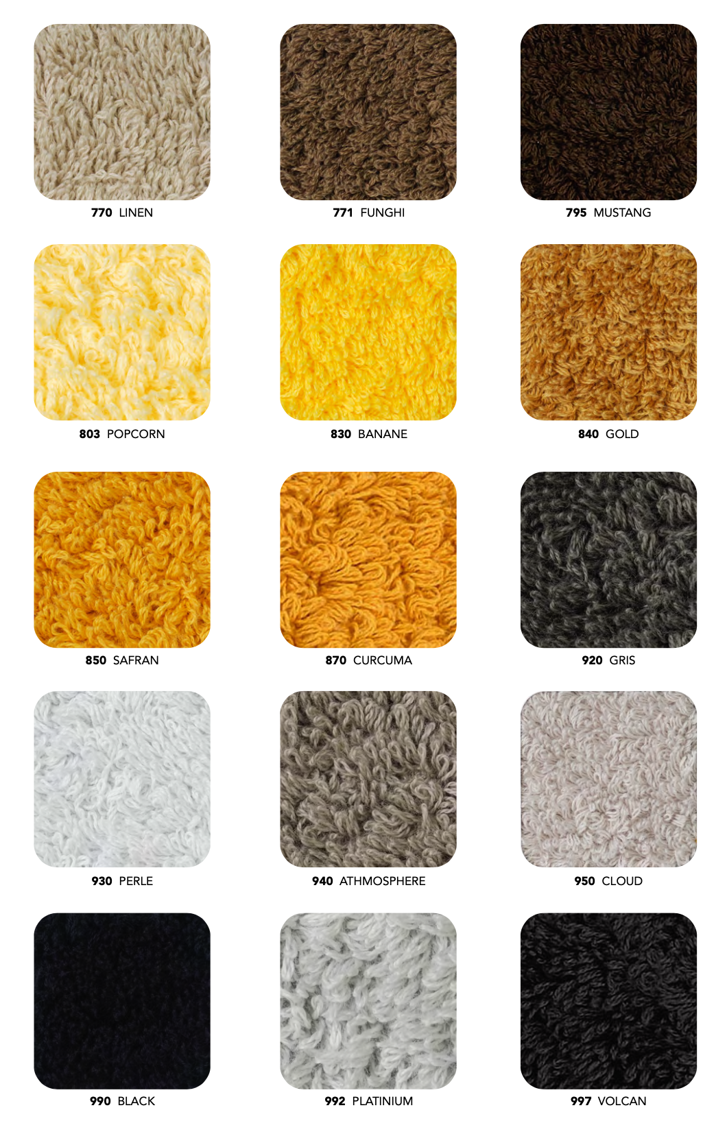 Abyss Serviettes SUPERPILE (700 g/m2) 100% coton égyptien - Giza 70 fils extra longs