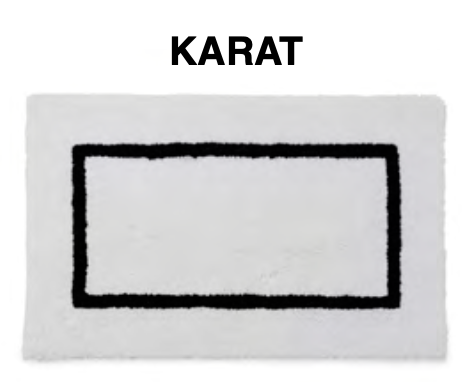 Habidecor Bath rug KARAT: - 90% Egyptian Giza cotton long thread / 5% Acrylic / 5% Lurex - 2500 g/m2.