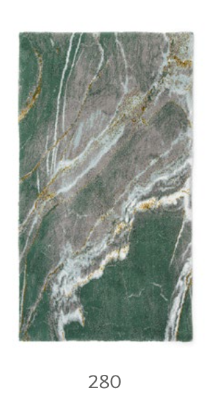 Habidecor Bath rug LIPARI: 96% Egyptian Giza cotton long thread / 3% Acrylic / 1% Lurex - 2200 g/m2