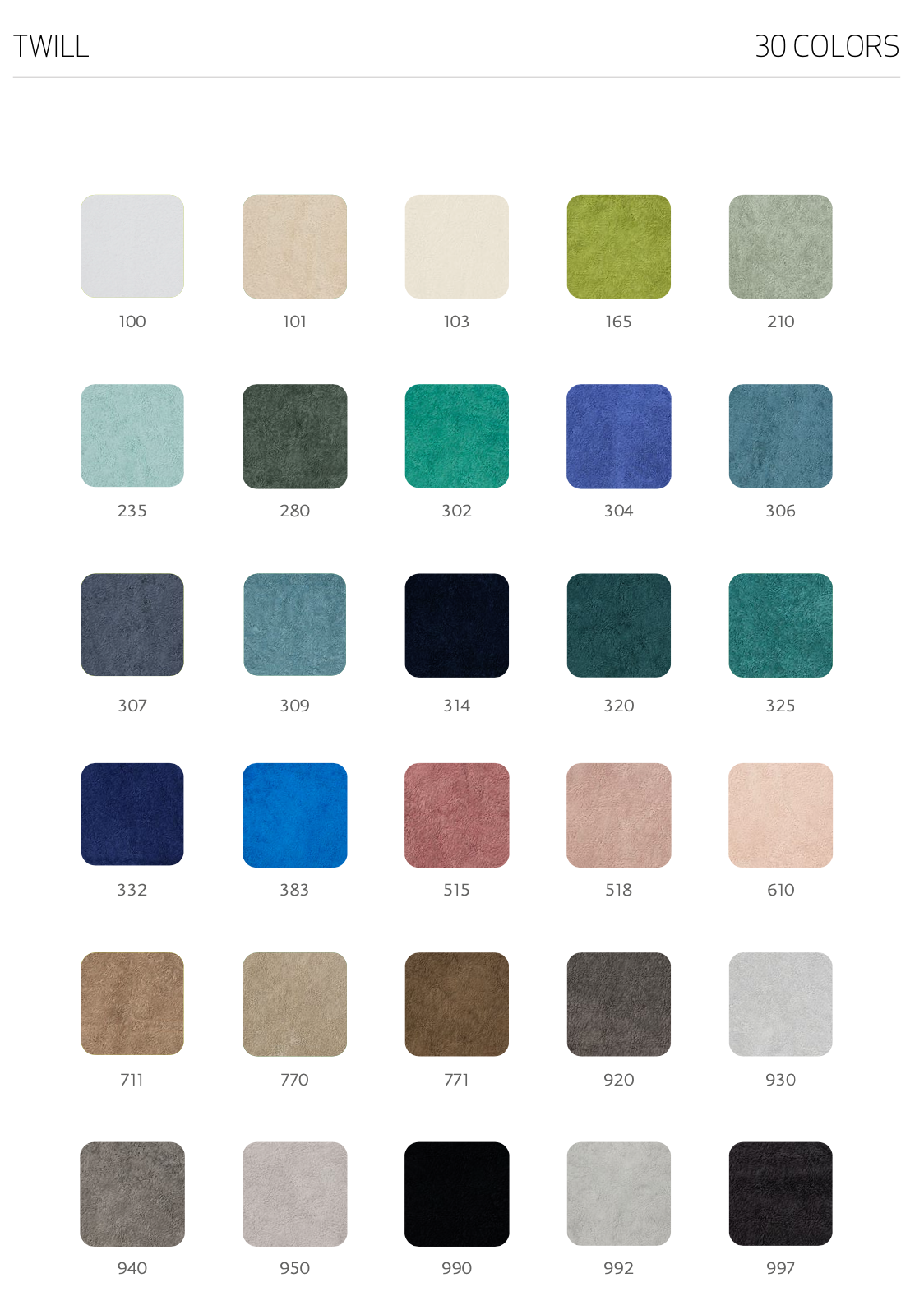 Abyss Serviettes TWILL : 100% coton égyptien de Gizeh fils extra longs - 500 g/m2