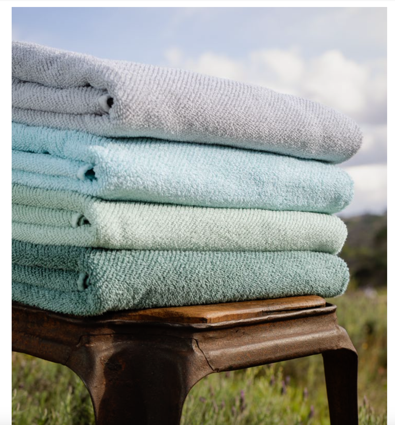 Abyss Serviettes TWILL : 100% coton égyptien de Gizeh fils extra longs - 500 g/m2