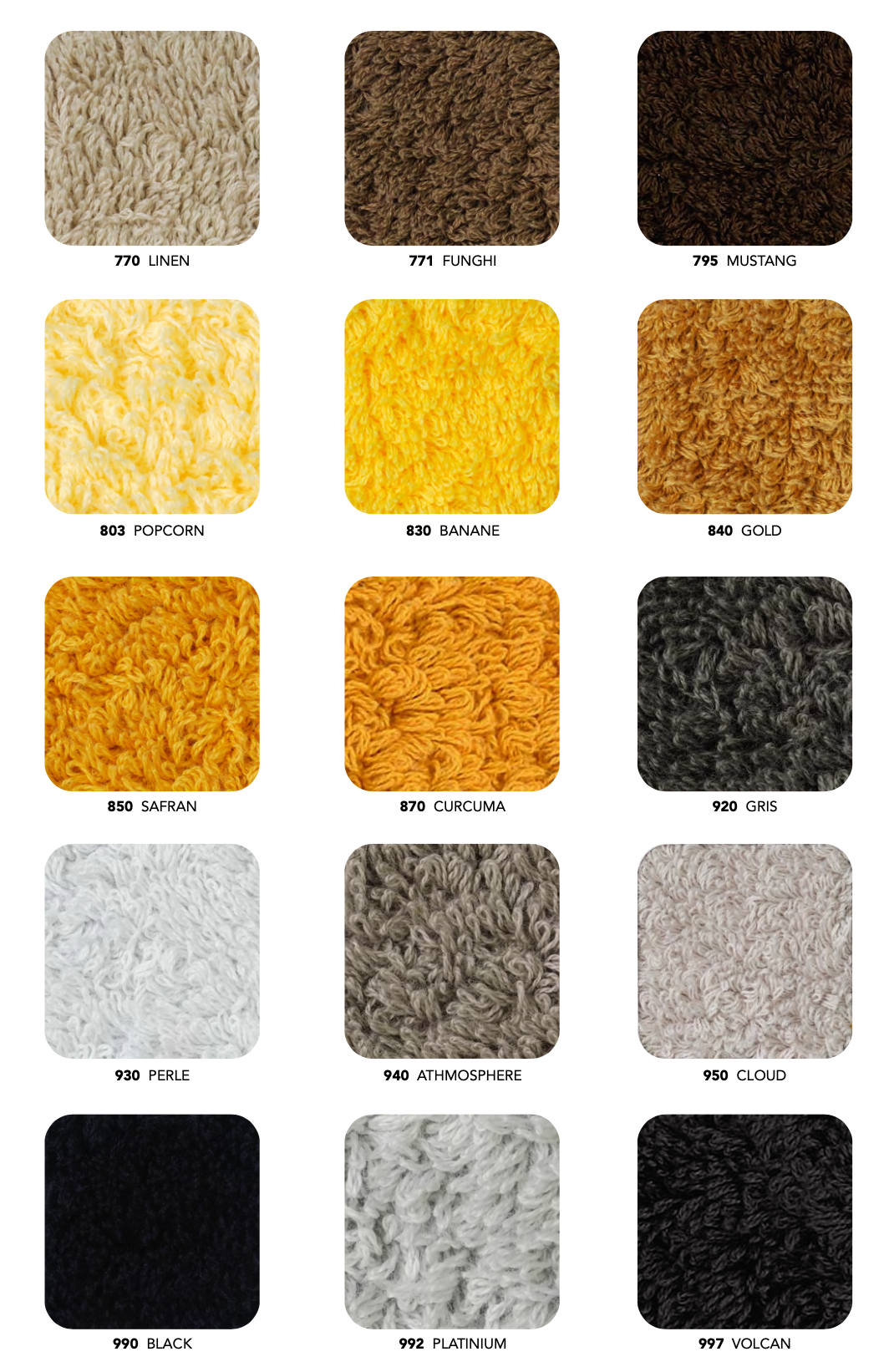 Abyss Serviettes TWILL : 100% coton égyptien de Gizeh fils extra longs - 500 g/m2