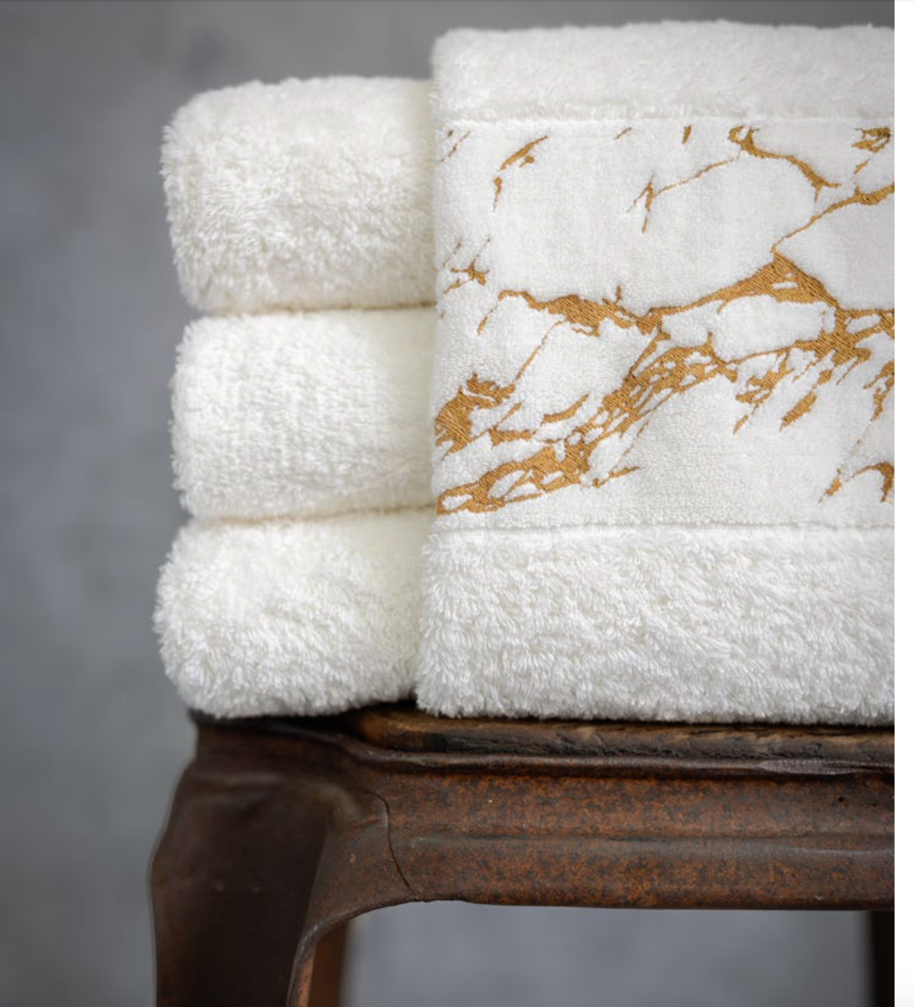 Abyss Serviettes ALPI : 100% coton égyptien de Gizeh fils extra longs 650 gr/m2
