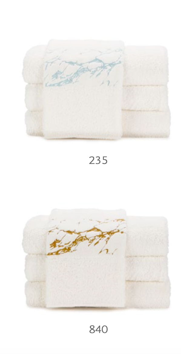 Abyss Serviettes ALPI : 100% coton égyptien de Gizeh fils extra longs 650 gr/m2