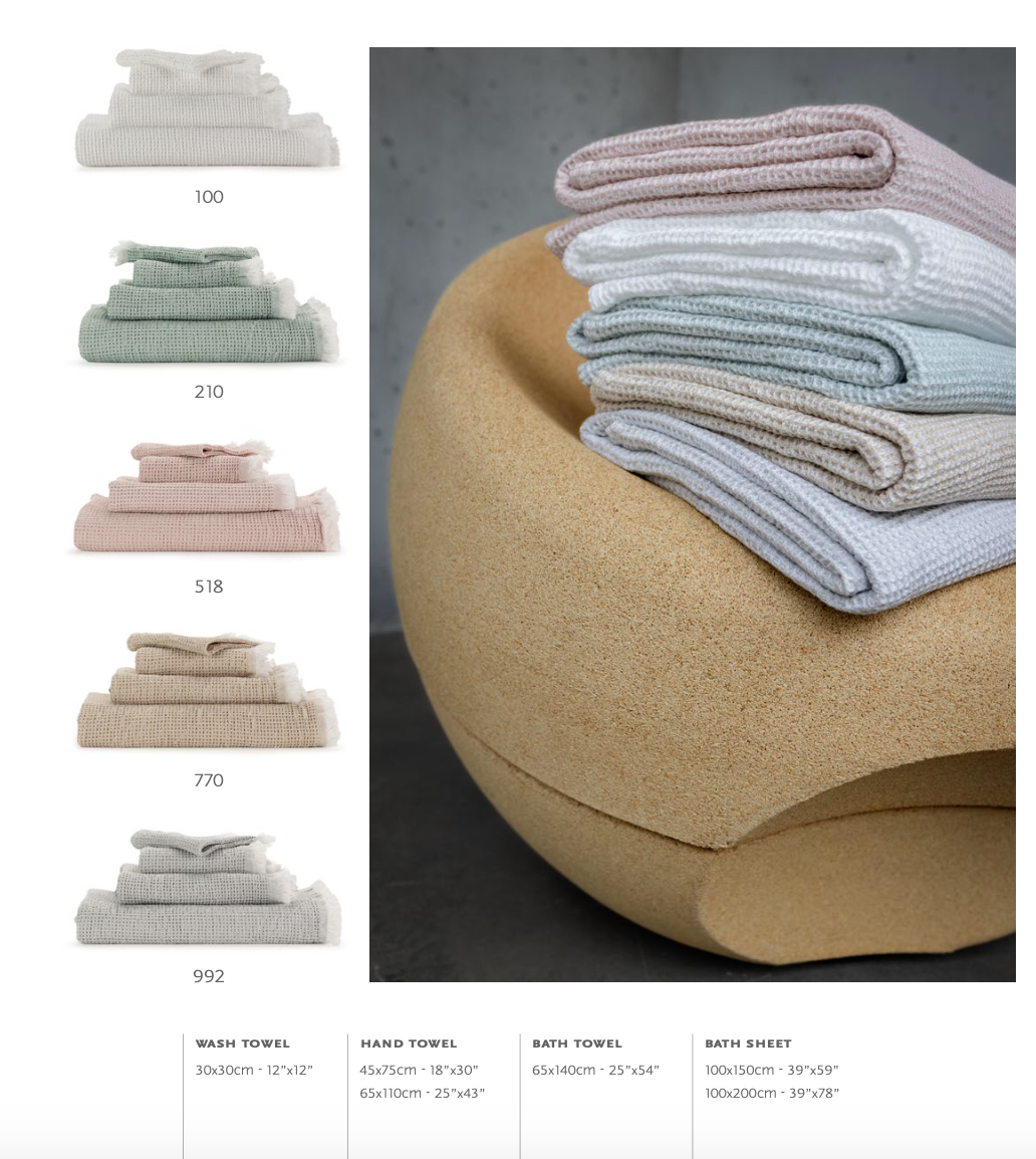 Abyss Towels BEES: 100% Giza Egyptian cotton extra long threads: 300 g/m2