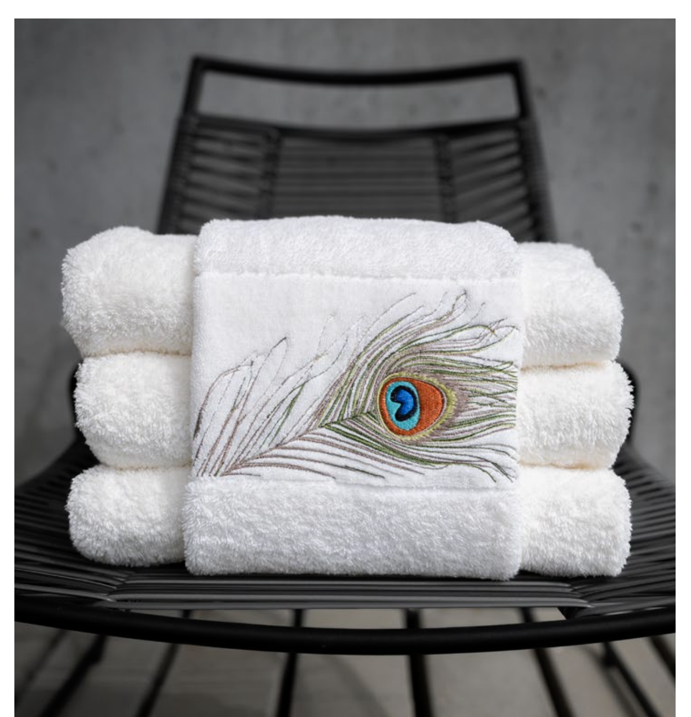 Abyss Towels PALEO : 100% Giza Egyptian cotton extra long threads 650 gr / m 2