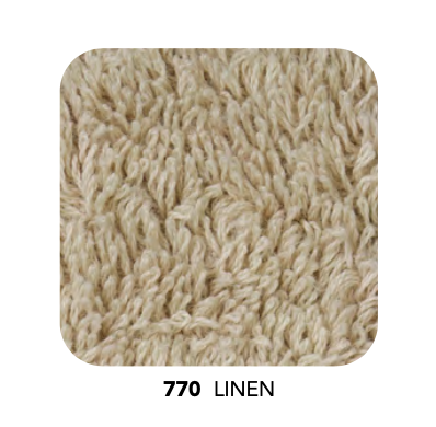 Habidecor  Bath rug PIVOINE: 90% Egyptian cotton - GIZA / long thread, 5% Acrylic, 5% Lurex - 2200 g/m2