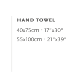 Abyss Serviettes VASCO : 100% coton égyptien Gizeh / Fil extra long : 630 gr./m²