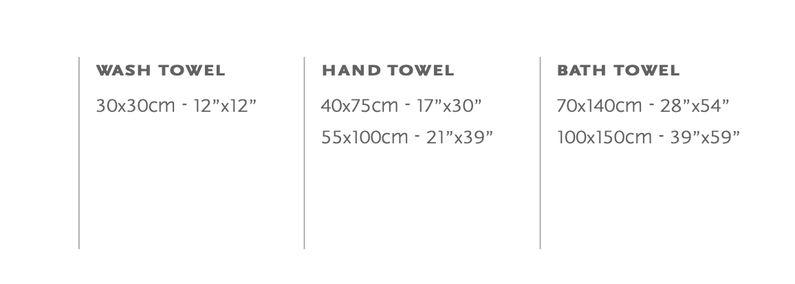 Abyss Serviettes FOGO : 100% coton égyptien Gizeh / Fil extra long : 650 gr./m²