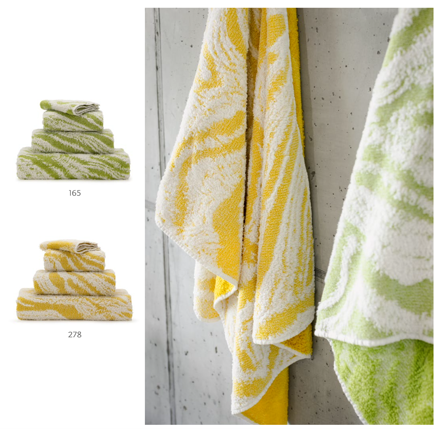 Abyss Serviettes FOGO : 100% coton égyptien Gizeh / Fil extra long : 650 gr./m²