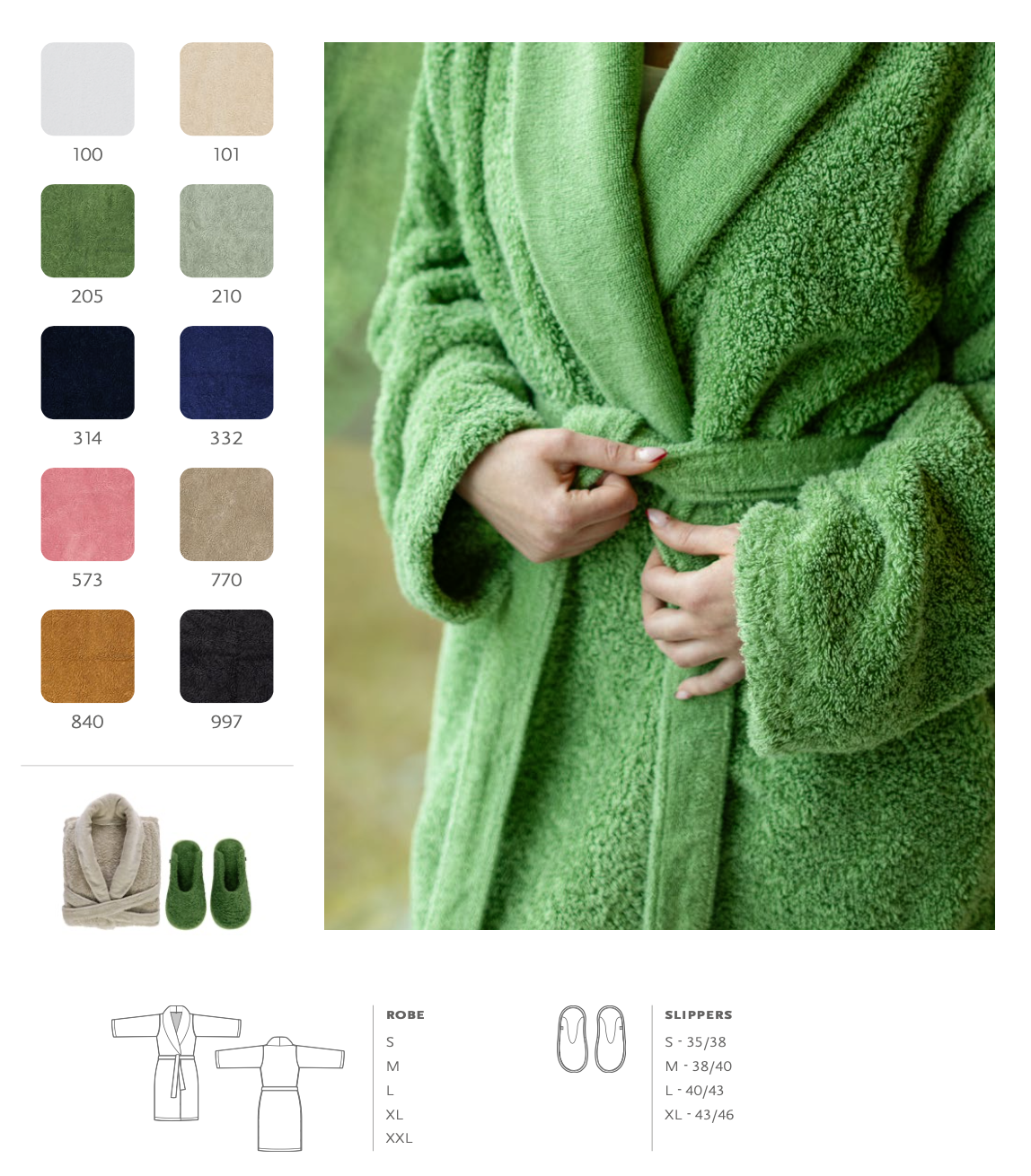 Abyss Bathrobe SUPER PILE - 100% Egyptian Giza cotton Extra long threads / 700 g/m2