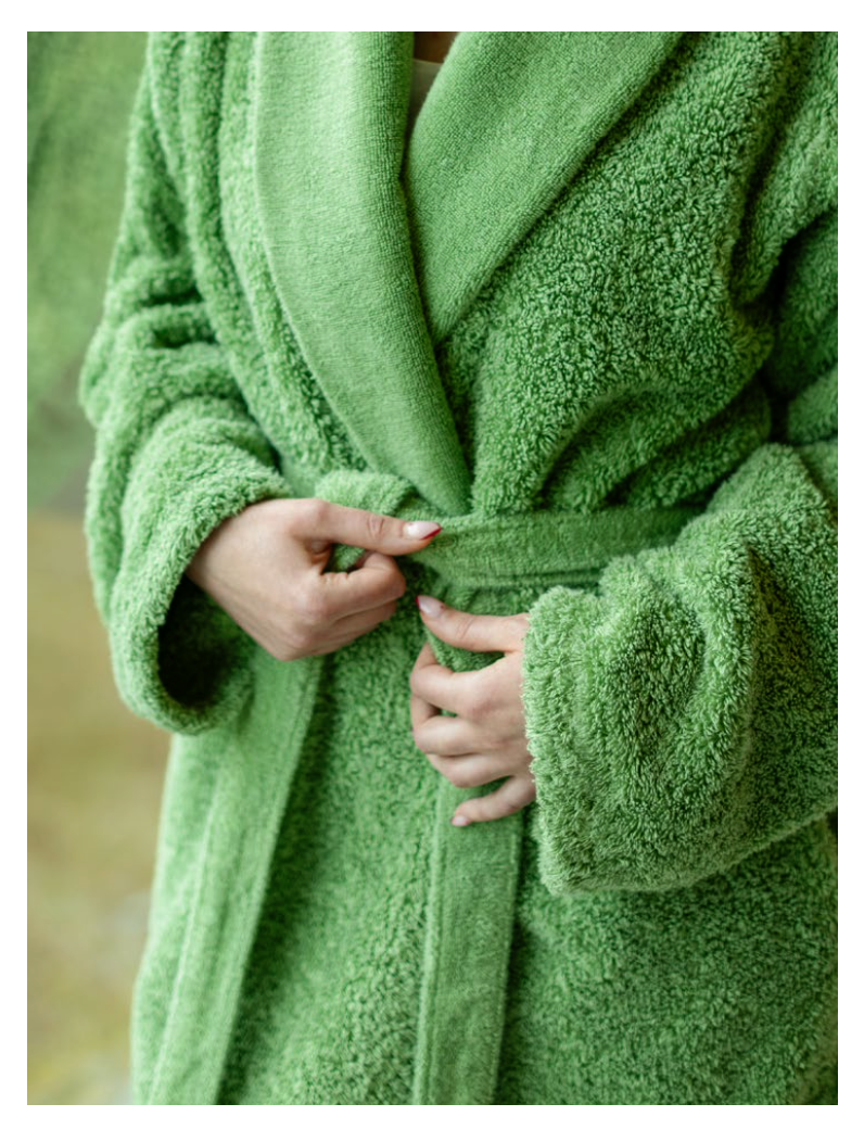 Abyss Bathrobe SUPER PILE - 100% Egyptian Giza cotton Extra long threads / 700 g/m2