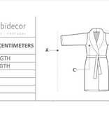 Abyss Bathrobe SUPER PILE - 100% Egyptian Giza cotton Extra long threads / 700 g/m2