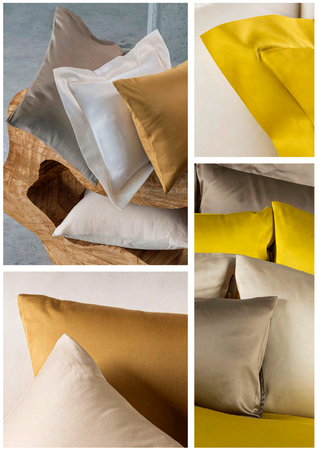 Celso de Lemos Linge de lit SECRET (Satin - 100% coton égyptien GIZA - Fils extra longs / 700 fils) - 120 g/m²