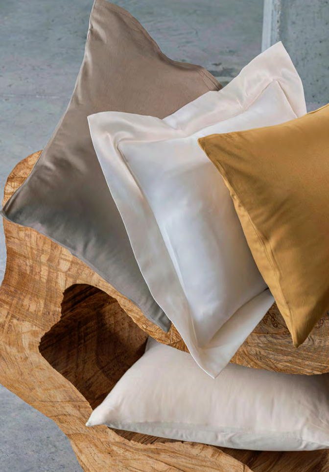 Celso de Lemos Linge de lit SECRET (Satin - 100% coton égyptien GIZA - Fils extra longs / 700 fils) - 120 g/m²