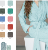 Abyss Bathrobe POUSADA ( Other 50 colors ) 100% Egyptian cotton - Giza 70 Extra long threads - 300 g/m2