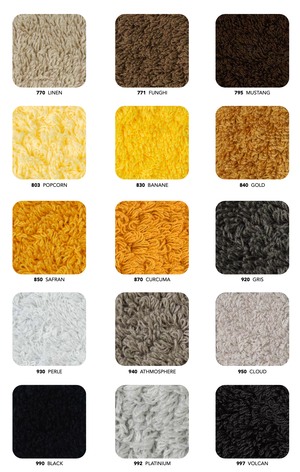 Abyss Peignoir POUSADA (Autres 50 coloris) 100% coton égyptien - Giza 70 Fils extra longs - 300 g/m2
