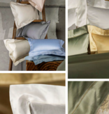 Celso de Lemos Bed linen BOURDON :( Satin -100% Egyptian GIZA cotton- Extra long threads / 700 Thread Count )- 130 g/m2
