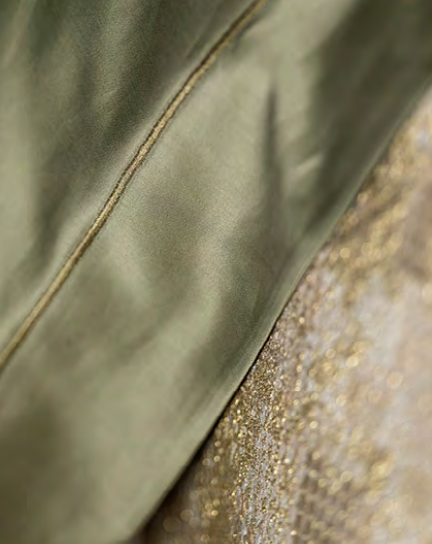 Celso de Lemos Bed linen BOURDON :( Satin -100% Egyptian GIZA cotton- Extra long threads / 700 Thread Count )- 130 g/m2