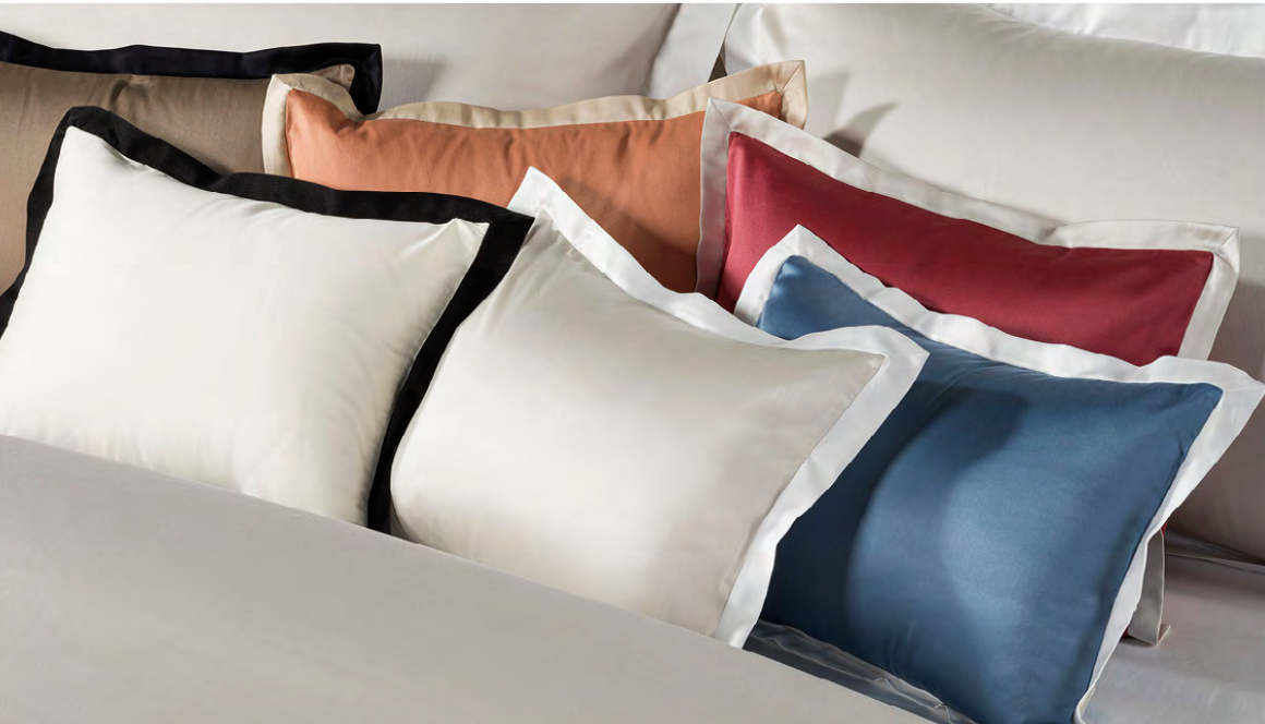 Celso de Lemos EMMA Pillowcases :( Satin -100% Egyptian GIZA cotton- Extra long threads / 700 Thread Count )- 120 g/m2