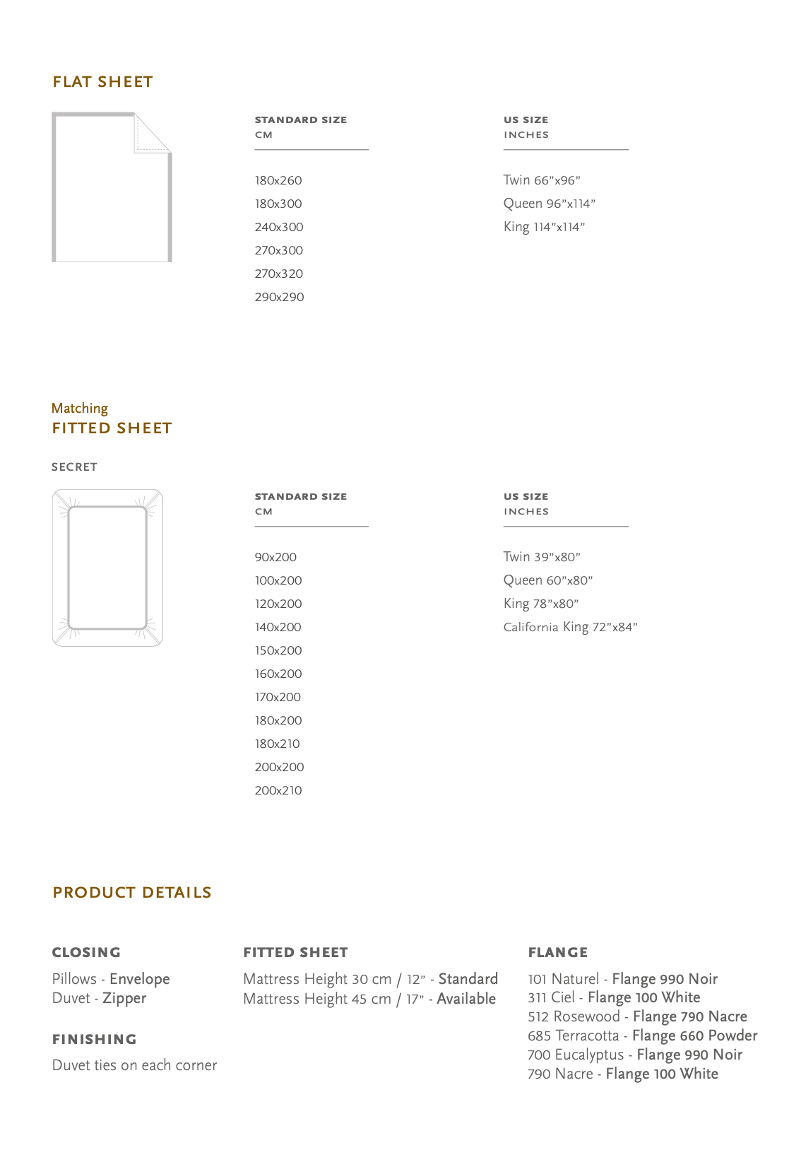 Celso de Lemos EMMA Pillowcases :( Satin -100% Egyptian GIZA cotton- Extra long threads / 700 Thread Count )- 120 g/m2