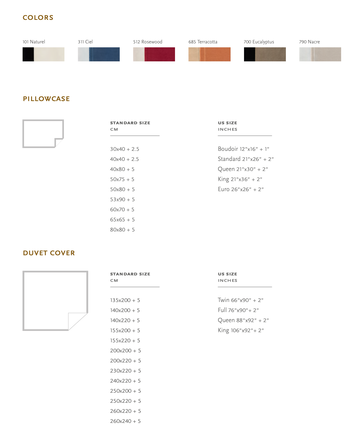 Celso de Lemos Taies d'oreiller EMMA : (Satin - 100 % coton égyptien GIZA - Fils extra longs / 700 fils/cm²) - 120 g/m²