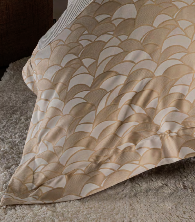 Celso de Lemos Bedlinnen  LOULOU   :( 55 % Zijde /  45 %  Egyptisch GIZA katoen- Extra lange draden  - 140 g/m2 -