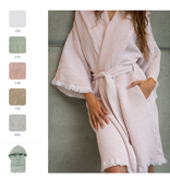 Abyss BEES bathrobe : 100% Egyptian Giza cotton - Extra long threads / 350 g/m² (with hood )