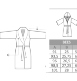 Abyss BEES bathrobe : 100% Egyptian Giza cotton - Extra long threads / 350 g/m² (with hood )