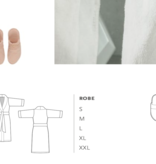 Abyss Bathrobe COMFY: 100% Egyptian Giza cotton - Extra long threads / 500 g/m2