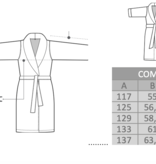 Abyss Bathrobe COMFY: 100% Egyptian Giza cotton - Extra long threads / 500 g/m2