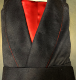 Piet Nollet DRESSING GOWN classic for MEN in 100% CASHMERE with PASSEPOIL and bemberg lining