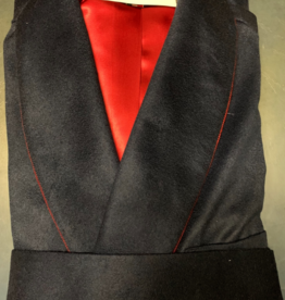 Piet Nollet DRESSING GOWN classic for MEN in 100% CASHMERE with PASSEPOIL and bemberg lining