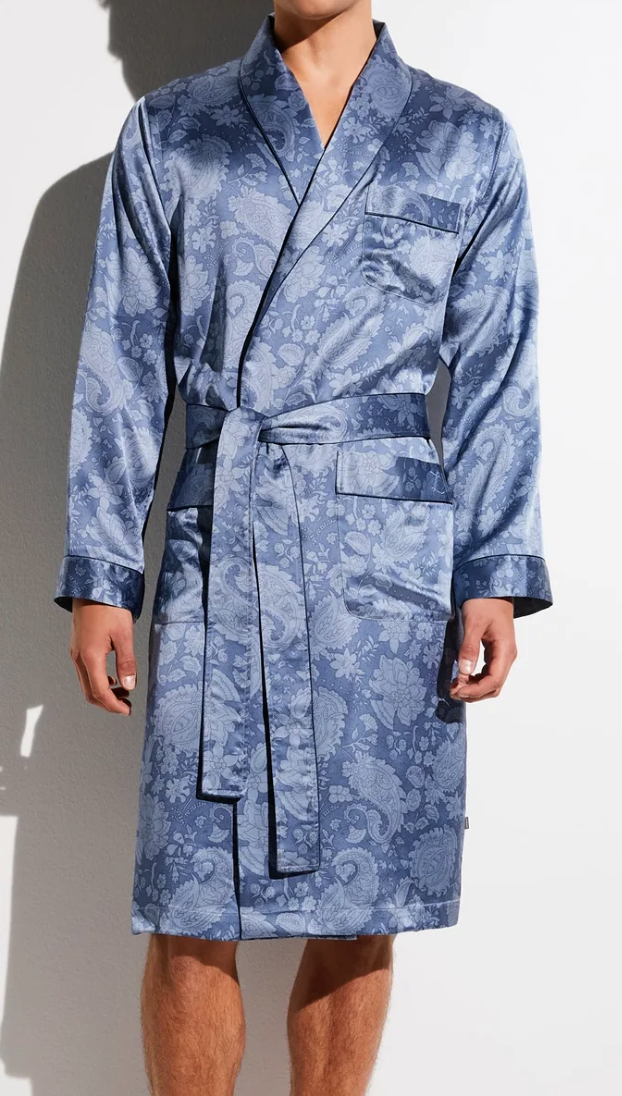 Zimmerli Zijde kamerjas HEREN -  NACHTKLEDING - 100%  Zijde