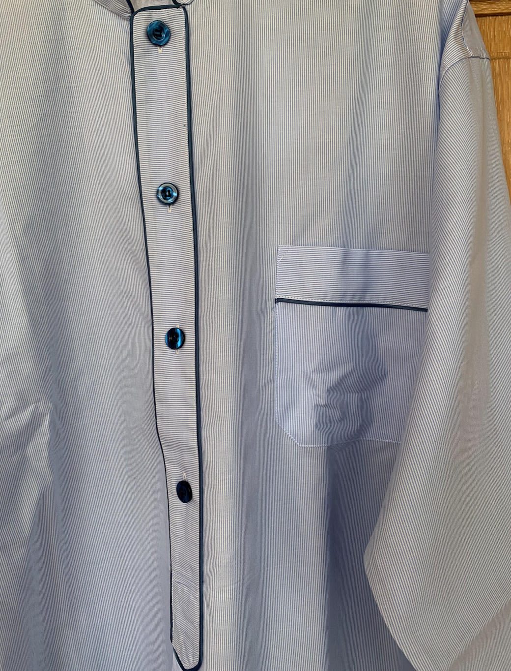 Piet Nollet Men's Nightgown - Top Quality Egyptian Cotton (2 x Ret.)