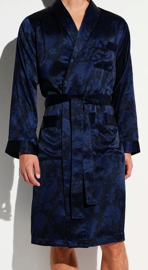 Zimmerli Zijde kamerjas HEREN -  NACHTKLEDING - 100%  Zijde