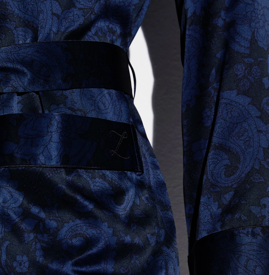 Zimmerli Zijde kamerjas HEREN -  NACHTKLEDING - 100%  Zijde