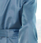 Celso de Lemos Dressing gown ALMA : ( Satin -100% Egyptian GIZA cotton- Extra long threads / 310 g/m2